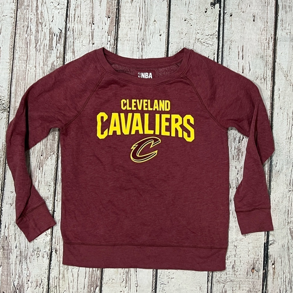 Women's Cleveland Cavaliers NBA Basketball Sports Crewneck Sweatshirt